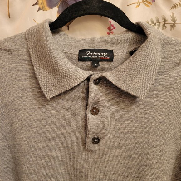 Tuscany Extra Fine Italian Merino Wool Pullover Sweater - Picture 2 of 8